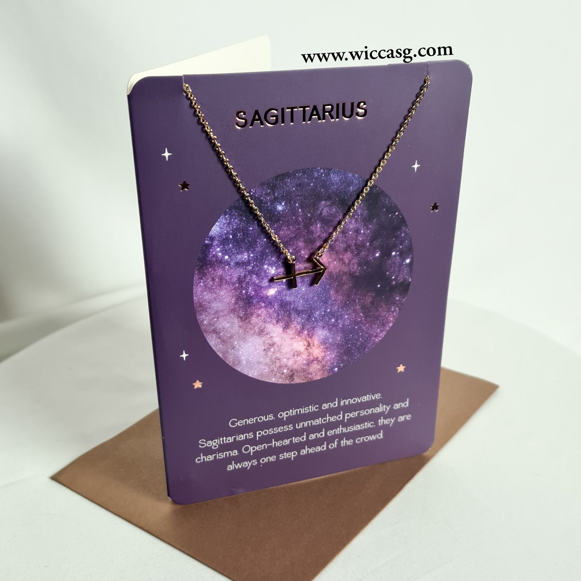 Sagittarius Horoscope (Gold) Necklace