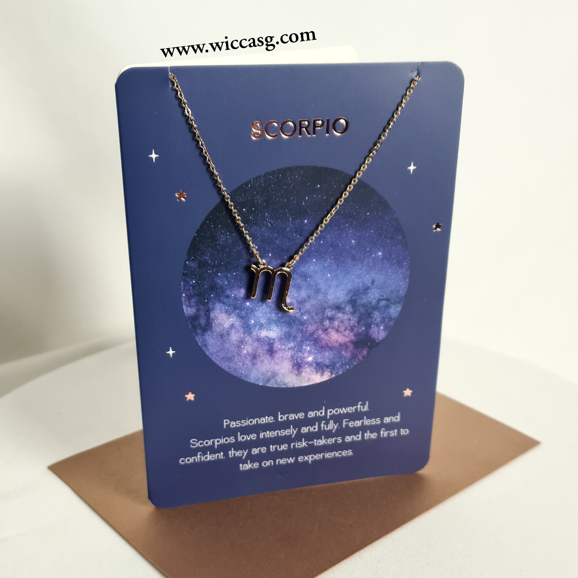 Scorpio Horoscope (Gold) Necklace
