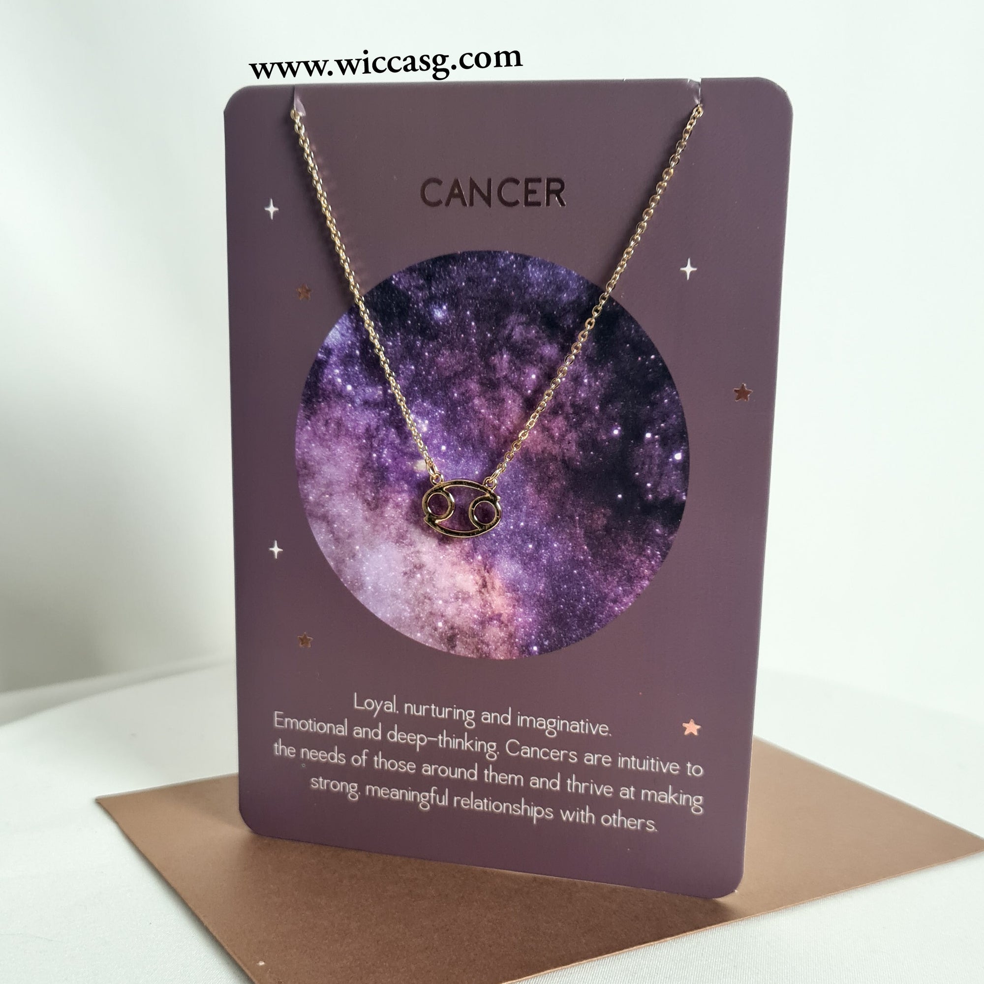 Cancer Horoscope (Gold) Necklace