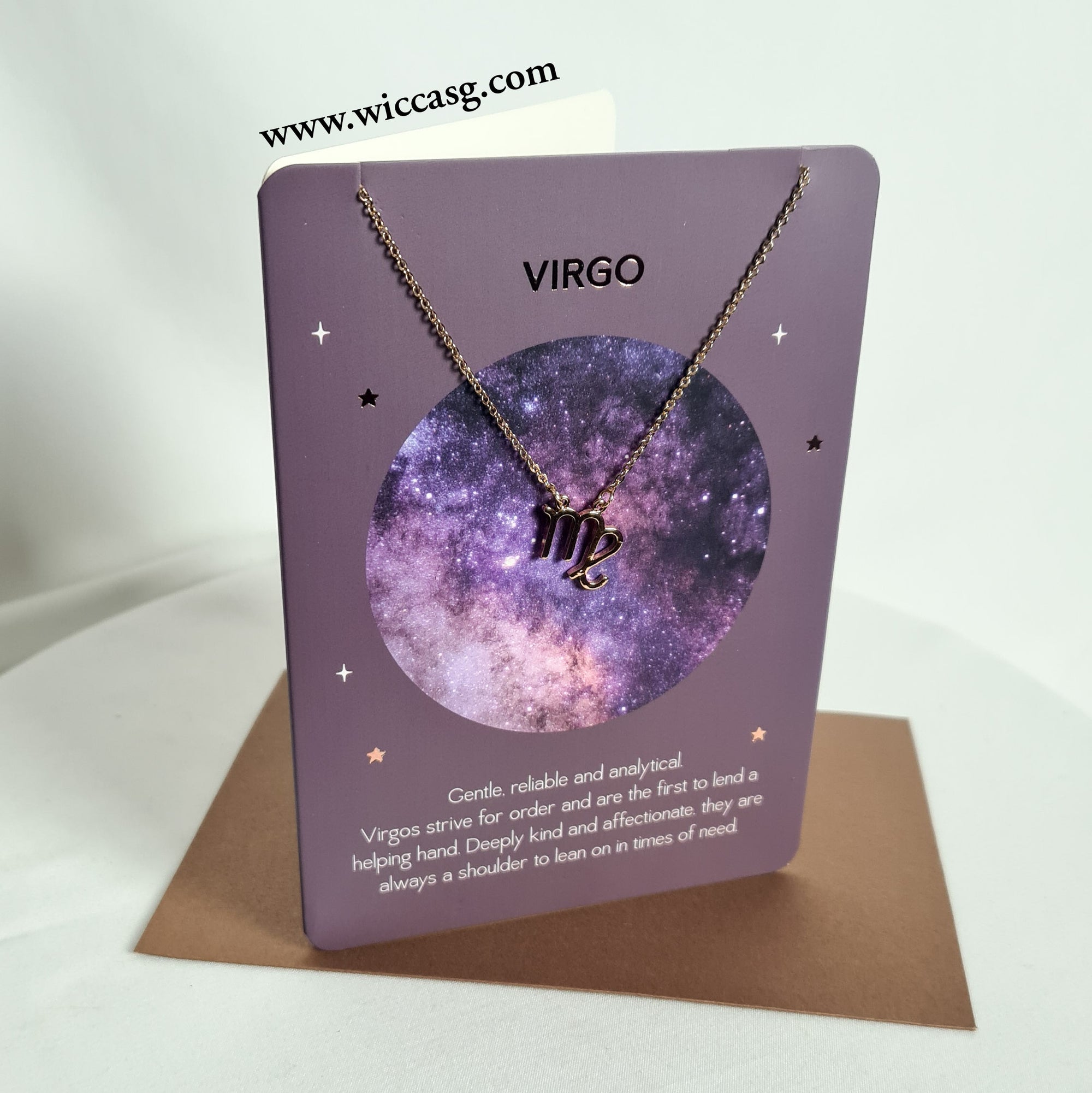 Virgo Horoscope (Gold) Necklace