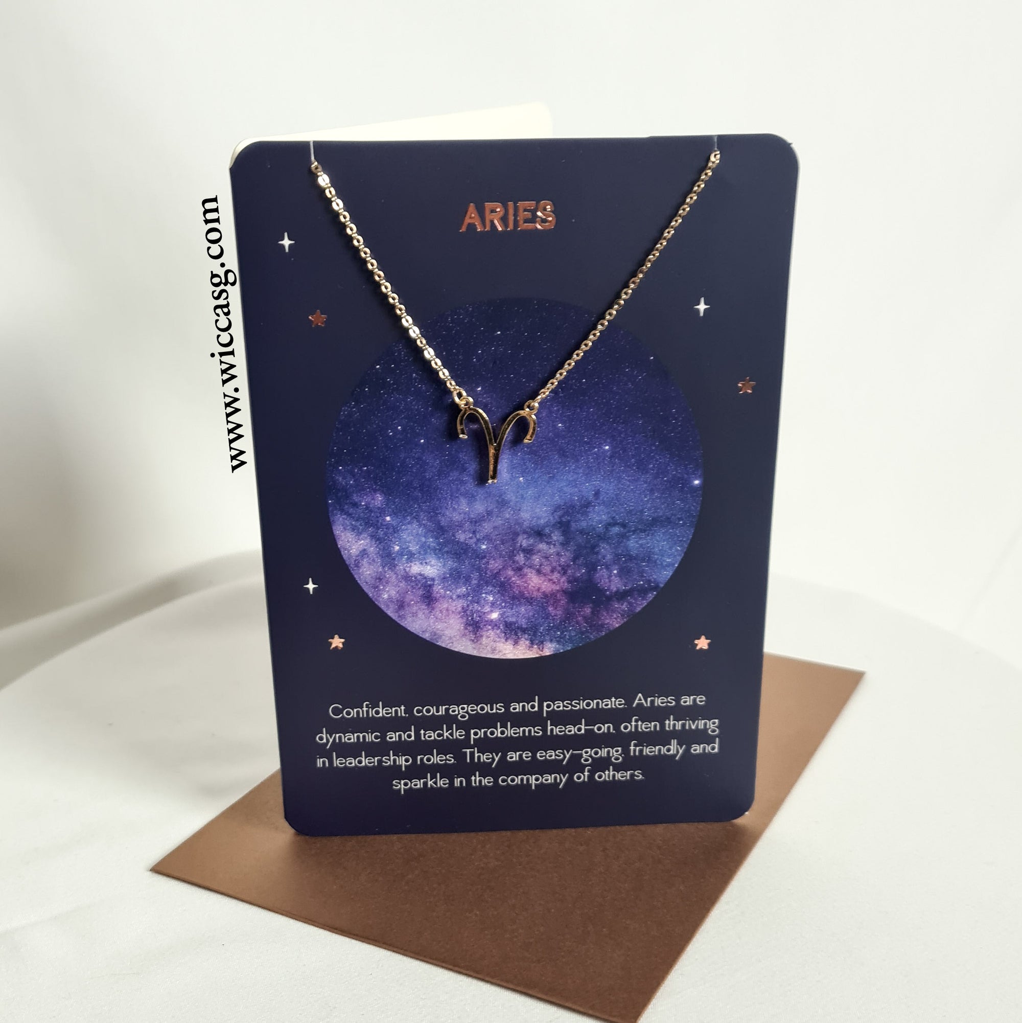 Aries Horoscope (Gold) Necklace