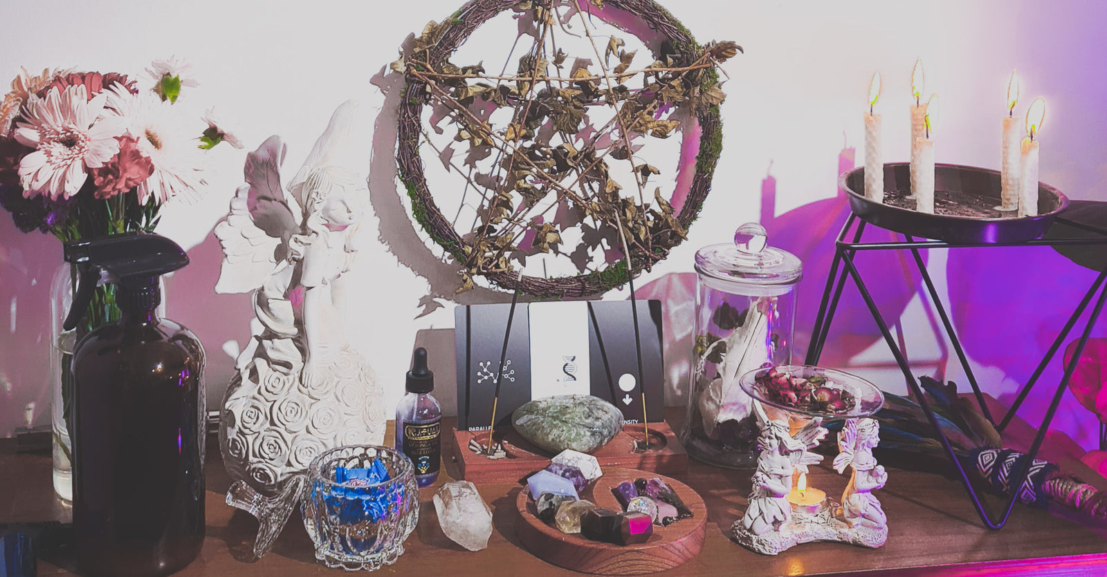 Wiccan Witchcraft Altar