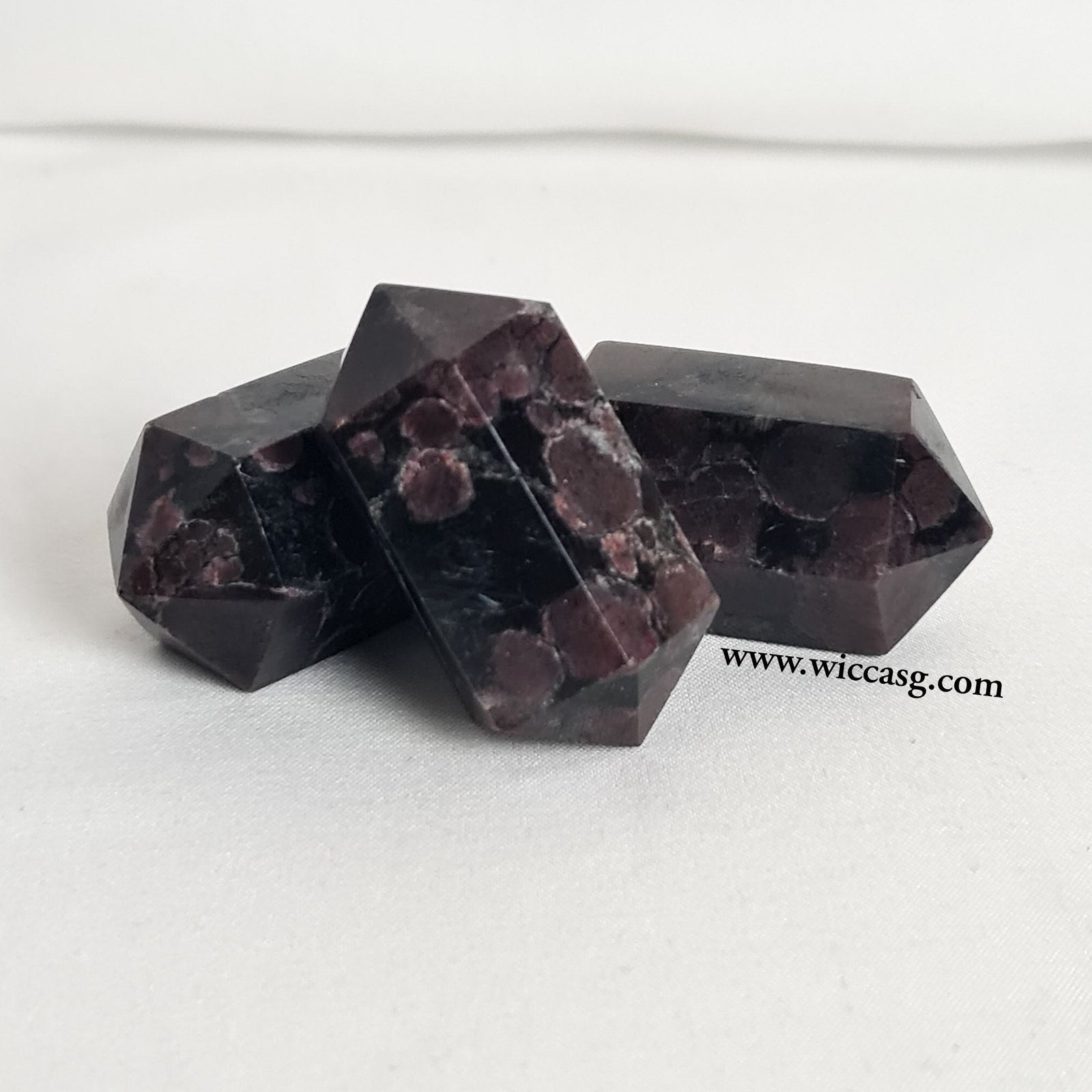 Garnet & Arfvedsonite - Mineral - Little Wiccan Witchcraft Shop