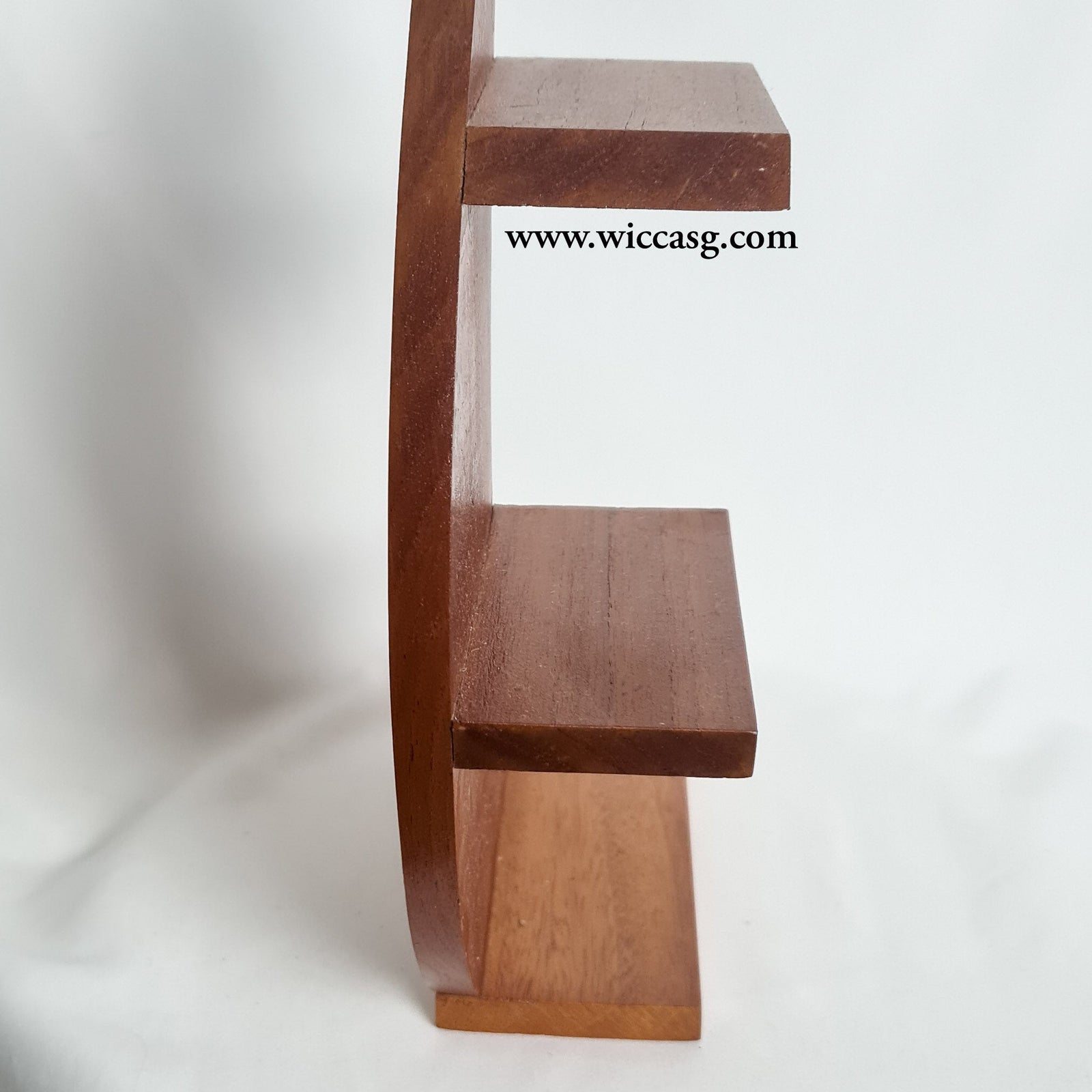 Moon Crystal Shelf - Wood - Little Wiccan Witchcraft Shop