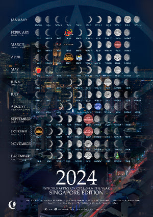 2024 Witchcraft Moon Cycles Of The Year [SINGAPORE EDITION]