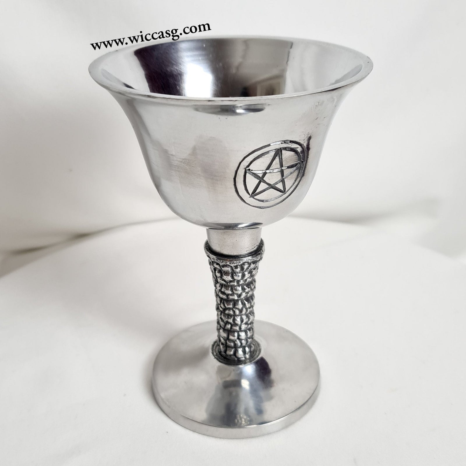 Silver Chalice - Metal - Little Wiccan Witchcraft Shop
