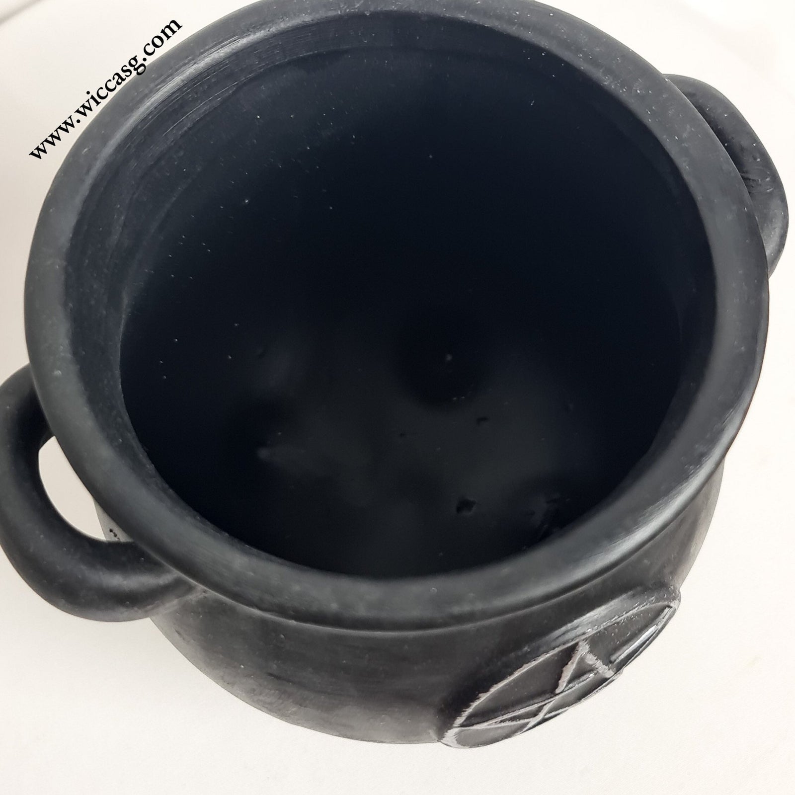 Traditional Pentacle Cauldron - Metal - Little Wiccan Witchcraft Shop