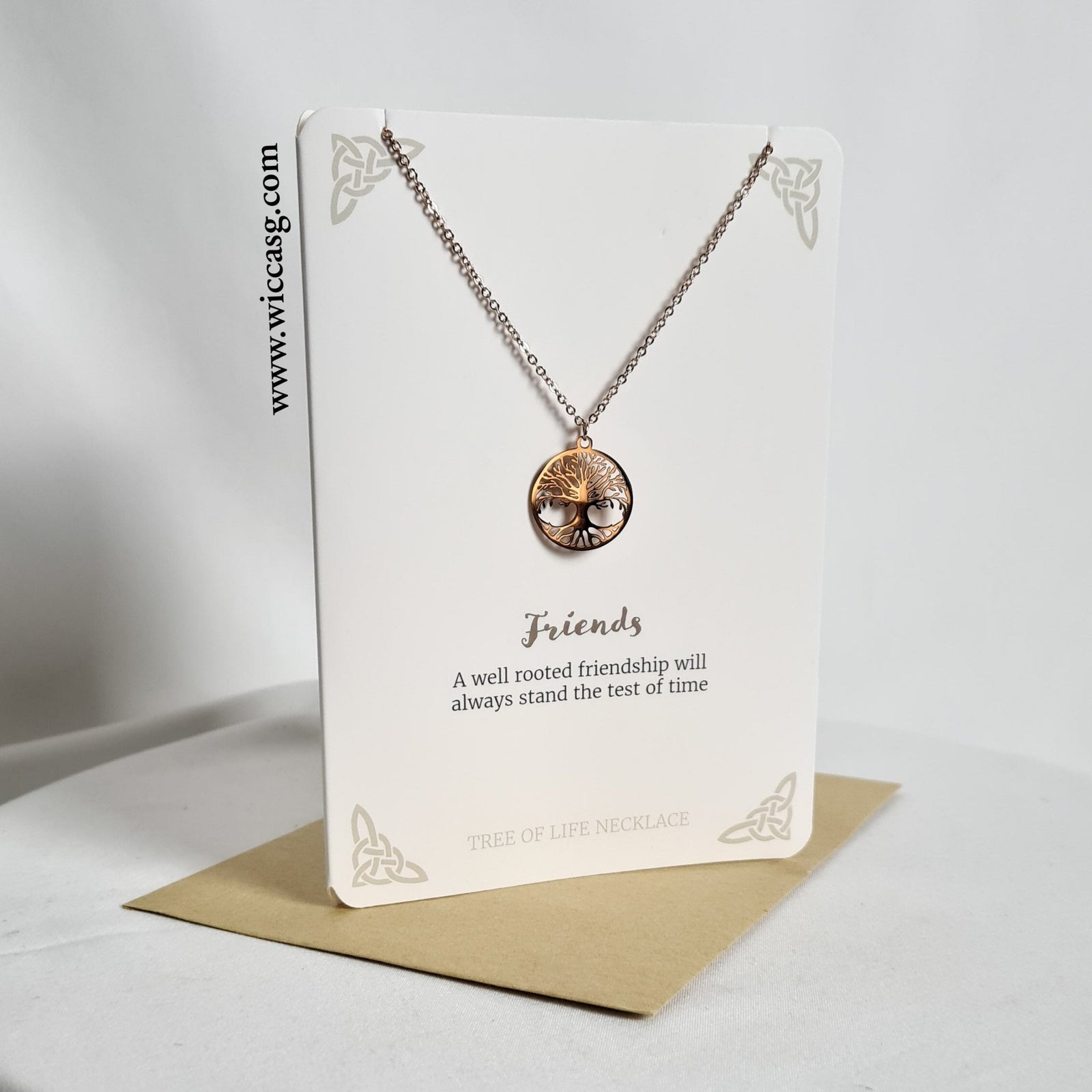 Tree of Life (Rose Gold) Necklace - Tree of Life - Little Wiccan Witchcraft Shop